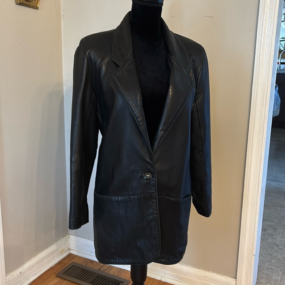 Robert Elliot Black Leather Jacket